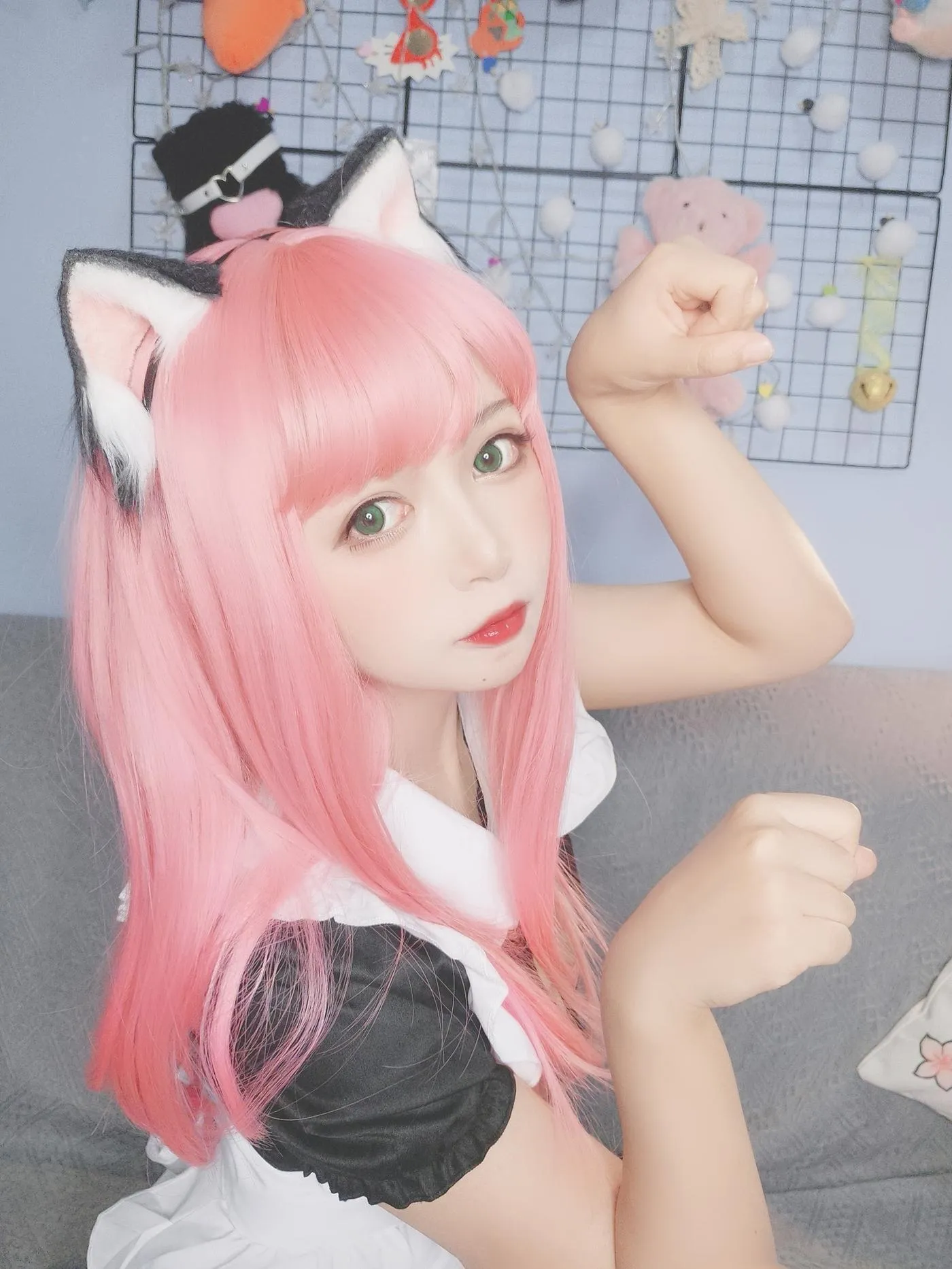 黑猫猫OvO – NO.08 猫女仆自拍 [13P]插图8